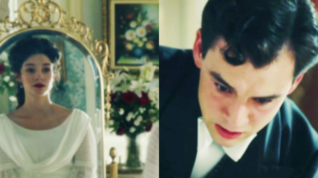 Angela e Curro in scena © La Promessa