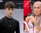 In foto: Emiliano e Alessandra Celentano ad Amici © Mediaset.