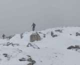 Una foto delle ricerche sul Gran Sasso del Soccorso Alpino © cnsas