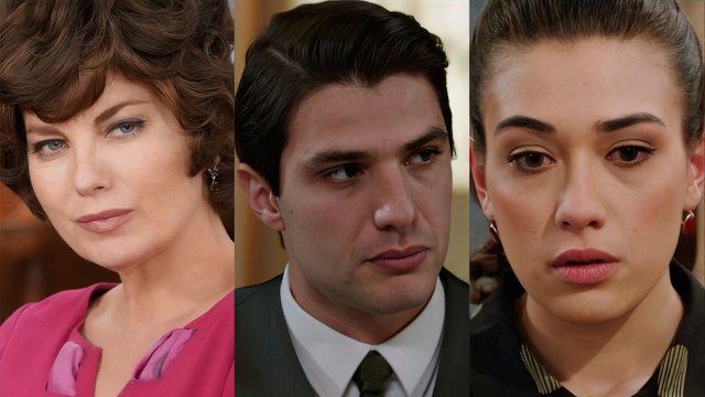 Adelaide, Marcello e Rosa - screenshot © Rai.