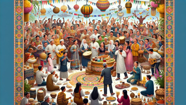 Numero 19 della Smorfia napoletana, 'a risata per l'Acquario. &copy; Immagine creata con Dall-E