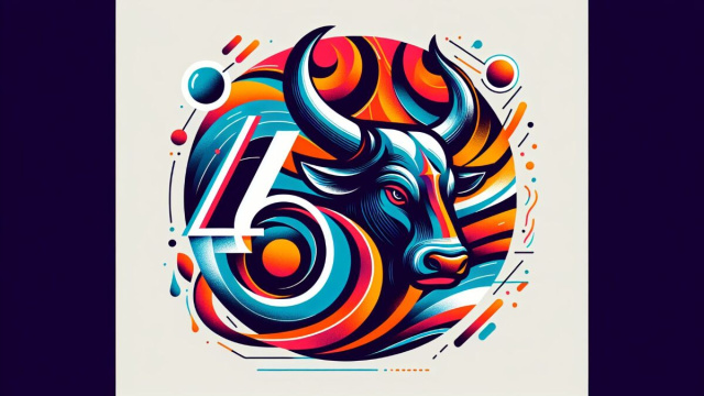 Numero 49 della Smorfia napoletana, 'o piezzo 'e carne, per il segno del Toro. &copy; Immagine creata con Dall-E