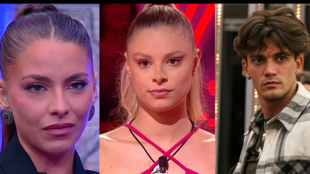 In foto Anita, Giulia e Jonas, concorrenti del Grande Fratello © Mediaset