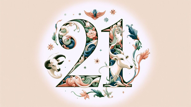 Numero 21 della Smorfia napoletana, 'a femmena annura per il Toro. &copy; Immagine creata con Dall-E