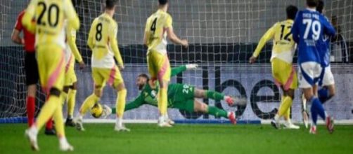 Un momento della partita Como-Juventus © Juventus FC