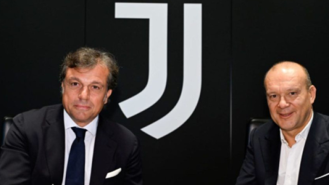 Cristiano Giuntoli e Maurizio Scanavino &copy;️ foto sito Juventus