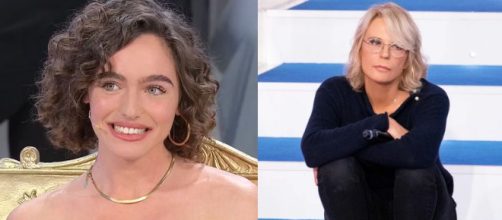 Chiara Pompei e Maria De Filippi - screenshot © Mediaset.