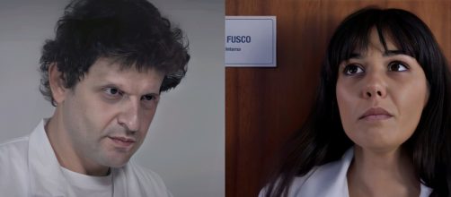 Daniele Fusco e Rossella Graziani - screenshot © Un posto al sole.