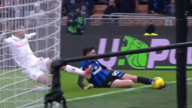 Alessandro Bastoni, difensore dell'Inter &copy; Screenshot Dazn