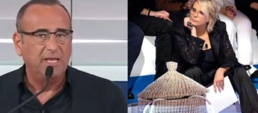 Carlo Conti e Maria De Filippi © Rai-Mediaset