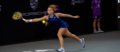 Jasmine Paolini nel 2022 al Transilvania Open. © Flickr