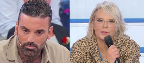Mario Cusitore e Maria De Filippi - screenshot © Canale 5