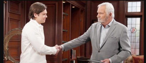 R.J. e Eric in una scena di Beautiful © Canale 5
