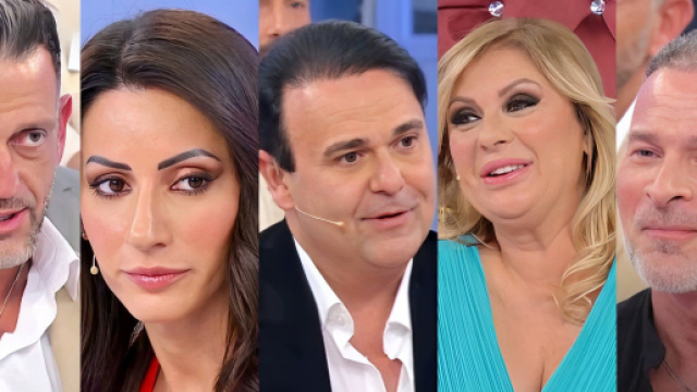 Giovanni, Margherita, Cosimo, Tina e Angelo - screenshot &copy; Canale 5