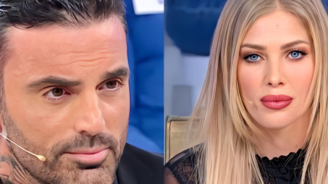 Mario Cusitore e Nicole Santinelli - screenshot Uomini e Donne &copy; Canale 5.