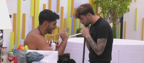 Javier Martinez e Alfonso D'Apice (© Grande Fratello/Mediaset).