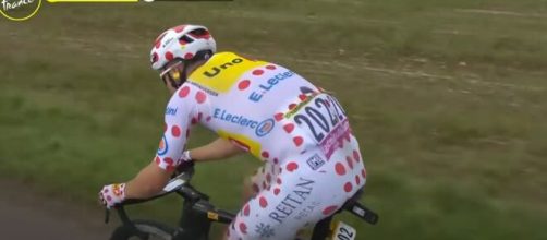 Jonas Abrahamsen al Tour de France - © Screenshot Eurosport