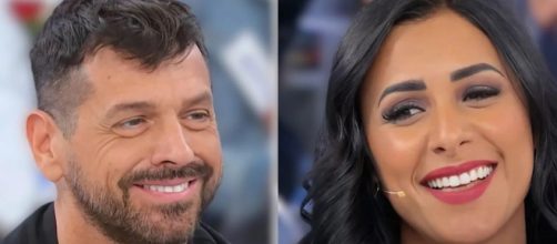 Cristiano Lo Zupone e Asmaa Fares - screenshot © Canale 5.