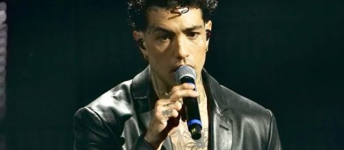 In foto Tony Effe a Sanremo © Rai