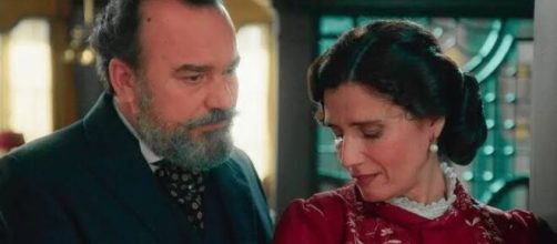 Alonso e Maria Antonia in una scena de La Promessa © Mediaset.