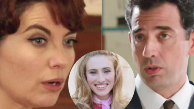 In foto Adelaide, Botteri e Delia &copy; Il Paradiso delle signore.