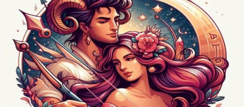Segno del Sagittario generato con © AI Copilot