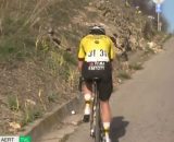 Wout van Aert alla Clasica Jaen - © Screenshot Eurosport