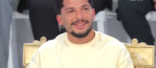 In foto Gianmarco a U&D (screenshot © Canale 5).