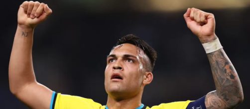 Lautaro Martinez esultante con la maglia dell'Inter | Immagine: Facebook