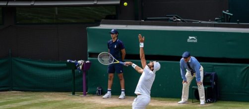 Matteo Berrettini a Wimbledon. © Wikimedia Commons