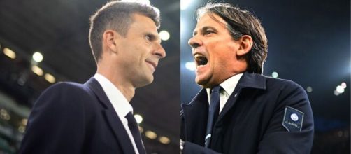 Thiago Motta, allenatore della Juventus. Foto © Juventus. Simone Inzaghi, allenatore dell'Inter. Foto © Inter.