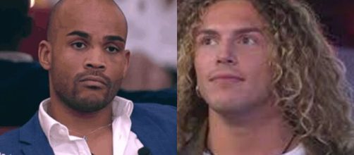 Maxime e Giglio al Grande Fratello © Mediaset.