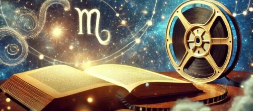 Libro e cielo stellato - Immagine creata con © Dall-E