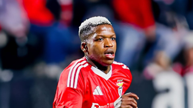 Florentino Luis con la maglia del Benfica &copy; profilo Instagram florentino_luis61