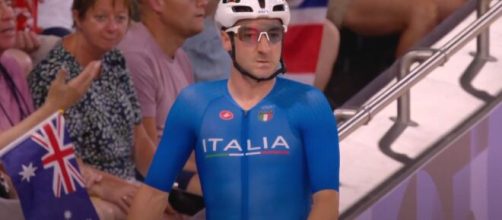 Elia Viviani © Screenshot Eurosport.