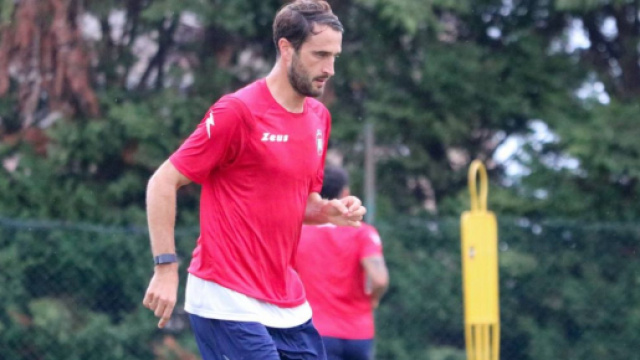 Andrea Barberis in allenamento - &copy; Facebook / Fccrotone