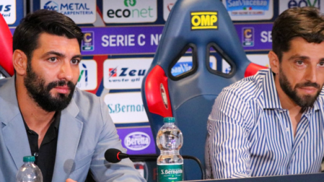 Raffaele Vrenna e Antonio Amodio, dirigenti del Crotone - © Facebook / FcCrotone