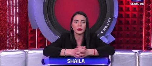 Shaila Gatta in confessionale © Mediaset
