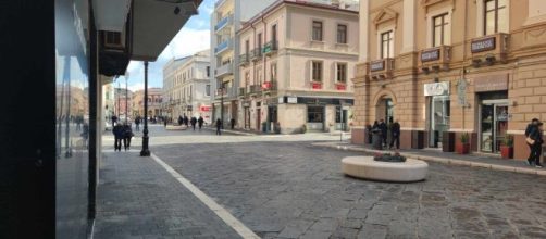 Via Vittorio Veneto, centro città di Crotone - © Francesco Trabassi.