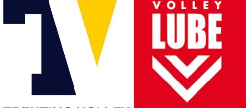 Trento Volley e Lube Civitanova © loghi ufficiali di due club.