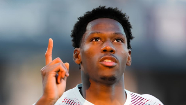 Jonathan David con la maglia del Lille &copy; Instagram