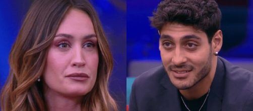 Helena Prestes e Javier Martinez - screenshot © Mediaset.