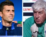 Thiago Motta, allenatore della Juventus. Foto © Juventus. Giampiero Gasperini, allenatore dell'Atalanta. Foto © Atalanta B.C.