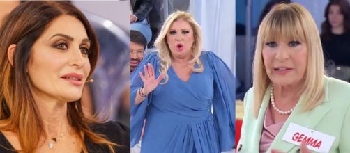 Barbara De Santi, Tina Cipollari e Gemma Galgani - screenshot © Canale 5.