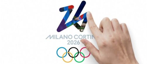 Il logo delle Olimpiadi © Milano-Cortina 2026