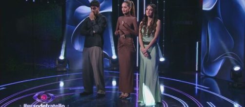 Javier Martinez, Helena Prestes e Zeudi Di Palma (©Grande Fratello/Mediaset).