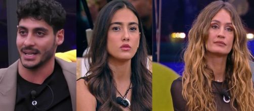 Javier Martinez, Zeudi Di Palma e Helena Prestes - screenshot © Mediaset.