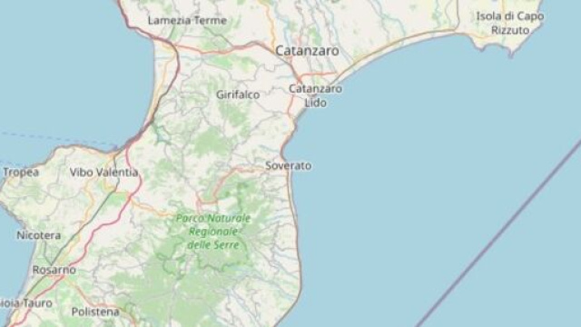 Il territorio della Calabria - © Ingv.It