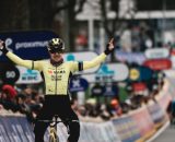 Jan Tratnik, vincitore dell'edizione Omloop Het Nieuwsblad 2024. © Flanders Classics