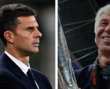 Thiago Motta, allenatore della Juventus. Foto © Juventus. Giampiero Gasperini, allenatore dell'Atalanta. Foto © Atalanta B.C.